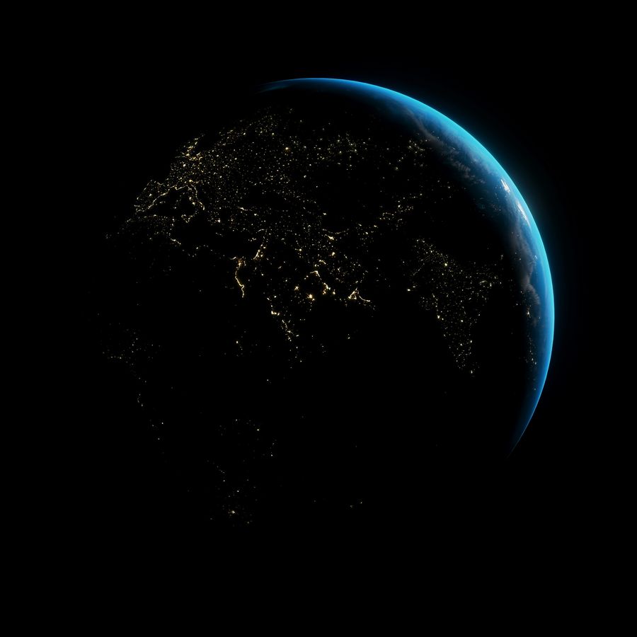 Earth from space showing global reach